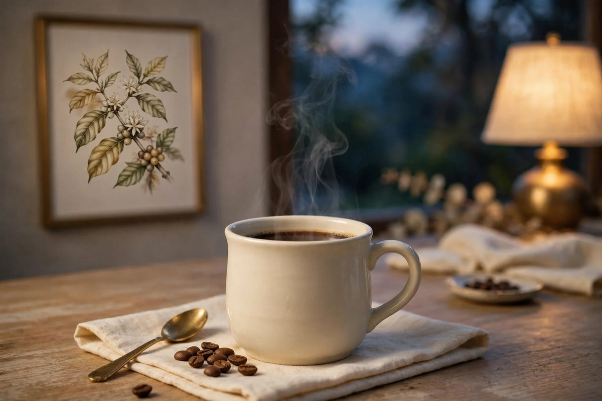 Calming evening decaf cup