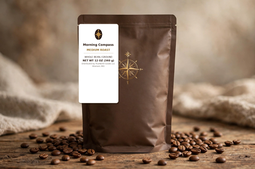 Morning Compass coffee bag